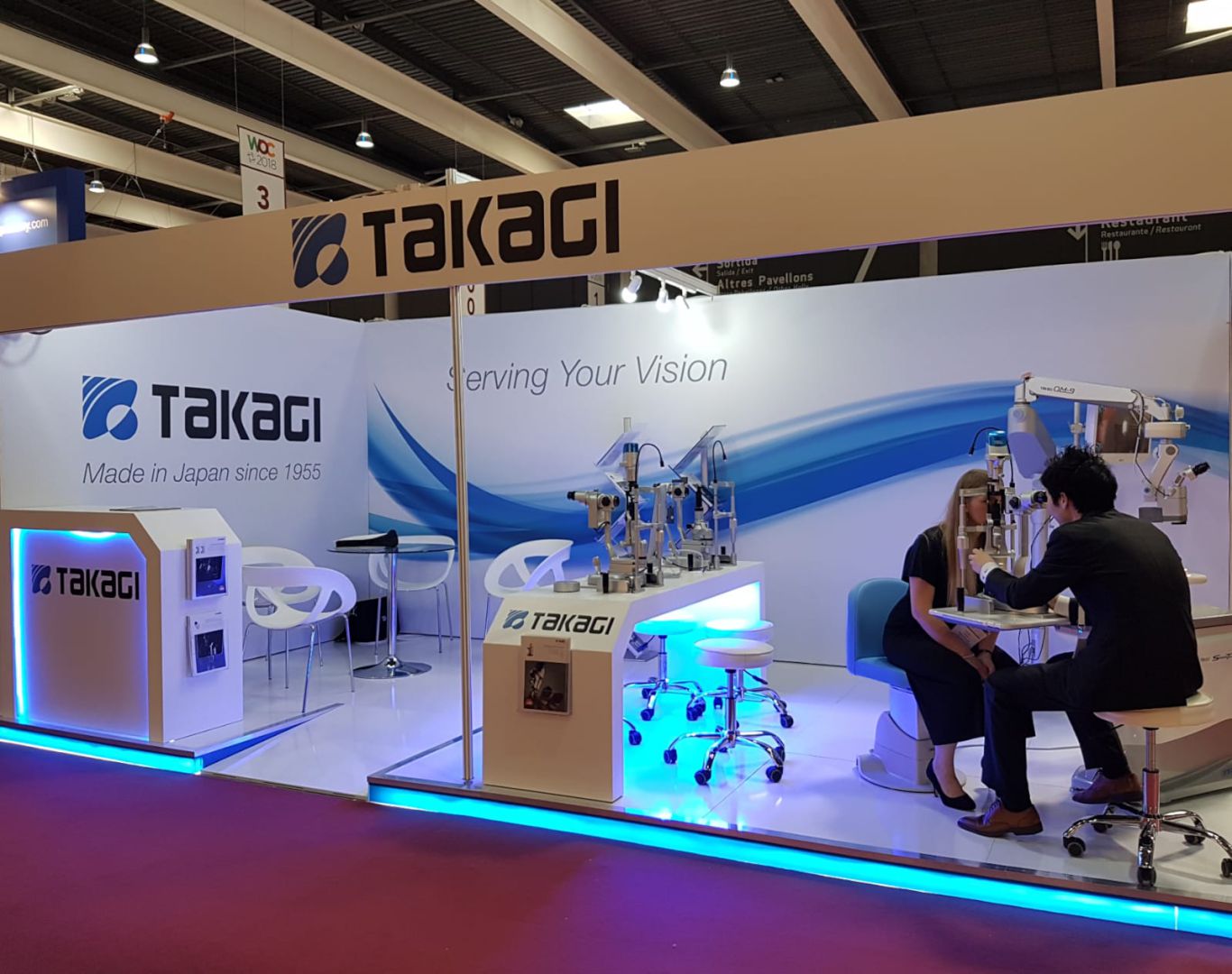 Stand de takagi en el congreso mundial de oftalmología